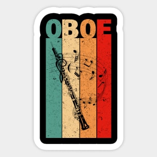 Vintage Oboe Sticker